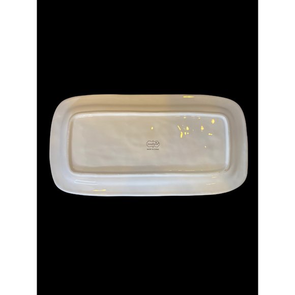 Mud Pie Wedding Hostess Large Serving Tray NIB 15x8" - Picture 2 of 5